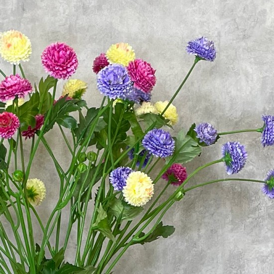 FAUX ASTERS RAINBOW | BASIC FLOWER BOUQUET