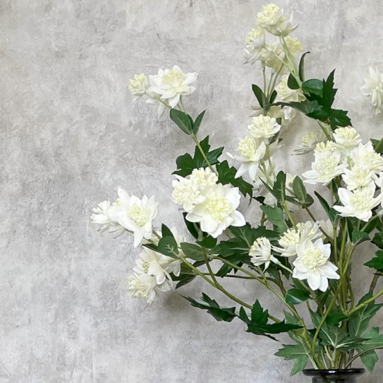 FAUX ASTRANTIA WHITE | BASIC FLOWER BOUQUET