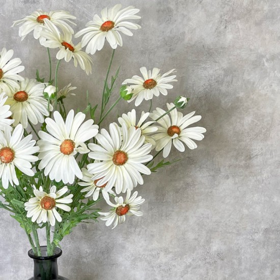 FAUX DAISIES WHITE | BASIC FLOWER BOUQUET