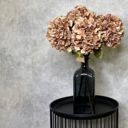 FAUX DRIED HYDRANGEAS CAPPUCCINO | BASIC FLOWER BOUQUET