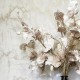 FAUX DRIED LEAF BRANCHES OYSTER | BASIC FOLIAGE BOUQUET