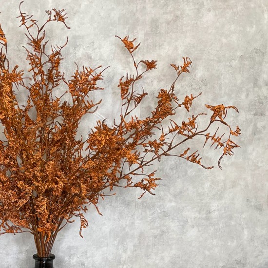 FAUX LIMONIUM BURNT ORANGE | BASIC FOLIAGE BOUQUET