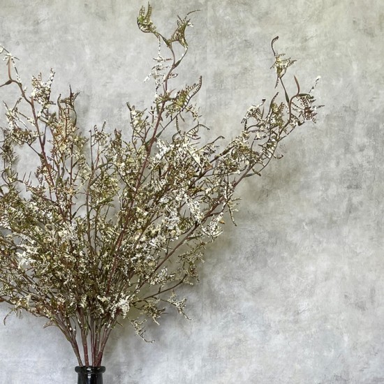 FAUX LIMONIUM NEUTRAL | BASIC FOLIAGE BOUQUET