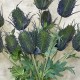 FAUX THISTLES BLUE | BASIC FOLIAGE BOUQUET