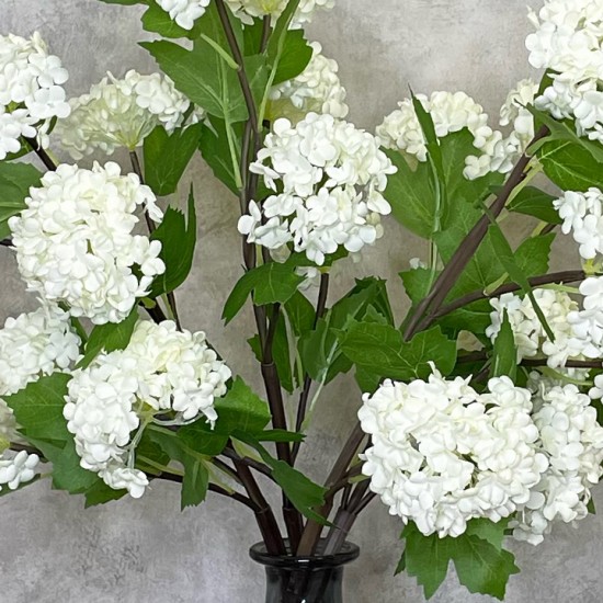 FAUX VIBURNUM WHITE | BASIC FLOWER BOUQUET