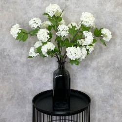 FAUX VIBURNUM WHITE | BASIC FLOWER BOUQUET