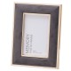 GREY VELVET WITH GOLD 4X6 PHOTO FRAME | HOMEWARE