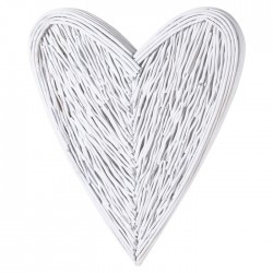 WHITE WILLOW HEART LARGE 100CM | HOMEWARE