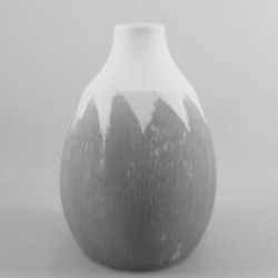 ALPINE TERRACOTTA VASE GREY 28CM | FLOWER VASES 