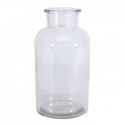 CHUNKY GLASS APOTHECARY VASE 30CM | FLOWER VASES