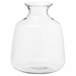 HYDRIA CLEAR GLASS FLOWER VASE 31CM | FLOWER VASES 