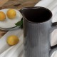 RUSTIC CERAMIC DISPLAY JUG GREY 41CM | FLOWER VASES 