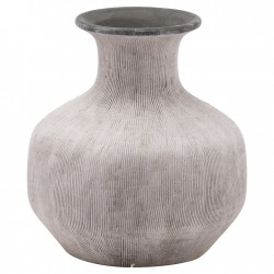 BLOOMVILLE SQUAT STONE VASE 26CM | FLOWER VASES 