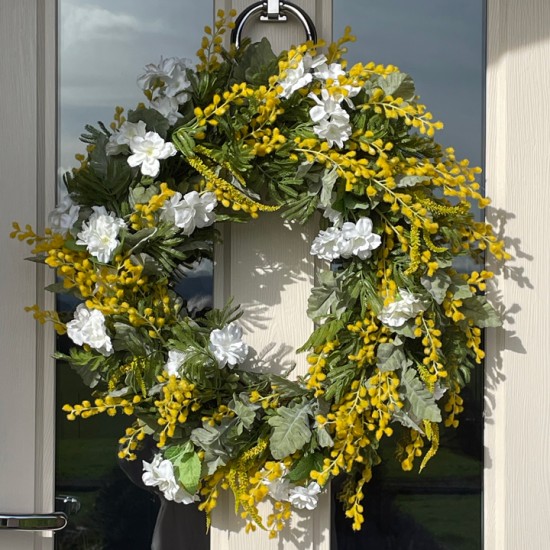 SUPERNOVA | MIMOSA BLOSSOM CATKINS WREATH