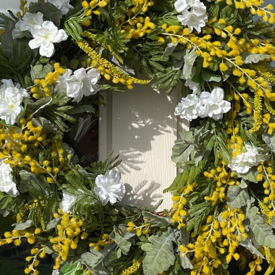 SUPERNOVA | MIMOSA BLOSSOM CATKINS WREATH